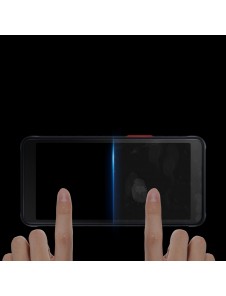 Dux Ducis 10D Tough Screen Protector i härdat glas täckt med ram för Samsung Galaxy XCover Pro - Svart (väskvänlig)