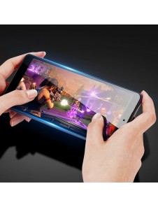 Dux Ducis 10D Tough Screen Protector i härdat glas täckt med ram för Samsung Galaxy XCover 5 - Svart (välvänlig)