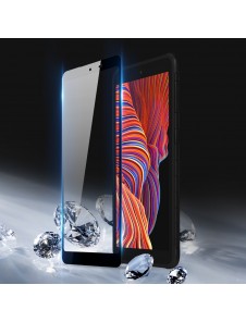 Dux Ducis 10D Tough Screen Protector i härdat glas täckt med ram för Samsung Galaxy XCover 5 - Svart (välvänlig)