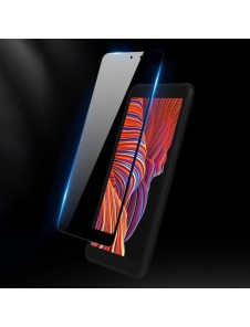 Dux Ducis 10D Tough Screen Protector i härdat glas täckt med ram för Samsung Galaxy XCover 5 - Svart (välvänlig)
