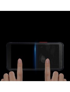Dux Ducis 10D Tough Screen Protector i härdat glas täckt med ram för Samsung Galaxy XCover 5 - Svart (välvänlig)