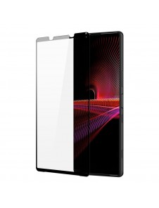 Dux Ducis 10D Tough Screen Protector i härdat glas helt täckt med ram för Sony Xperia 1 III - Svart (väskvänlig)