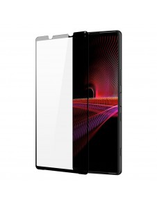 Dux Ducis 10D Tough Screen Protector i härdat glas helt täckt med ram för Sony Xperia 1 III - Svart (väskvänlig)