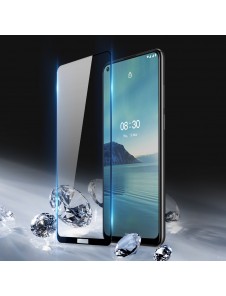 Dux Ducis 10D Tough Screen Protector i härdat glas helt täckt med ram för Nokia 3.4 - Svart (väskvänlig)