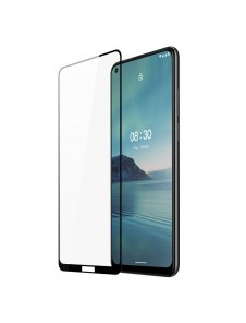 Dux Ducis 10D Tough Screen Protector i härdat glas helt täckt med ram för Nokia 3.4 - Svart (väskvänlig)