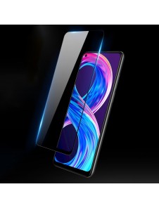 Dux Ducis 10D Tough Screen Protector i härdat glas täckt med ram för Realme 8 Pro / Realme 8 - Svart (väskvänlig)