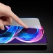 Dux Ducis 10D Tough Screen Protector i härdat glas täckt med ram för Realme 8 Pro / Realme 8 - Svart (väskvänlig)