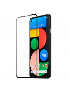 Dux Ducis 10D Tough Screen Protector i härdat glas täckt med ram för Google Pixel 4A - Svart (vänlig med fodral)