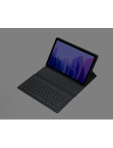 Samsung EF-DT500 - Tangentbord och foliefodral - trådlös - Bluetooth 4.2 - grå - för Galaxy Tab A7