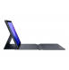 Samsung EF-DT500 - Tangentbord och foliefodral - trådlös - Bluetooth 4.2 - grå - för Galaxy Tab A7