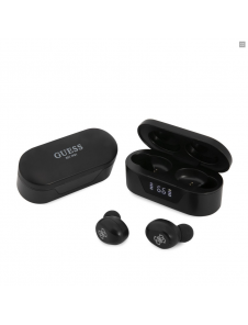 Guess True Wireless Classic Logo BT5.0 5H stereoheadset GUTWST31EK - Svart