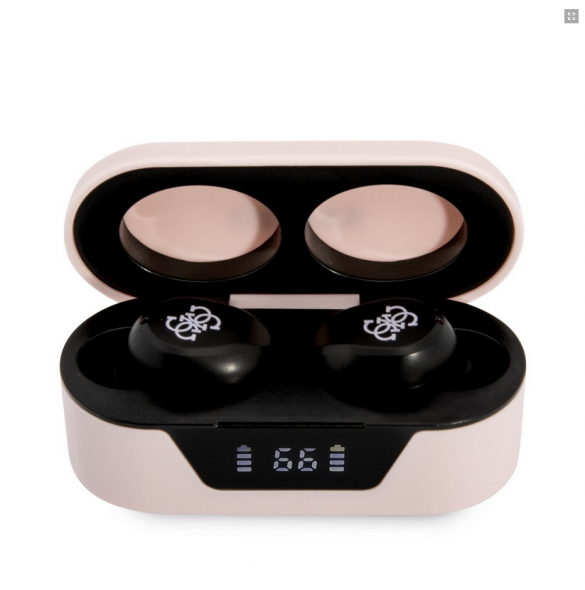 Guess True Wireless Classic Logo BT5.0 5H stereoheadset GUTWST31EP - Rosa