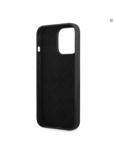 Guess Silicone Line Triangle Case for iPhone 13 Pro - Svart GUHCP13LSLTGK