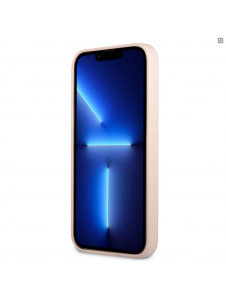 Guess Silicone Line Triangle Case for iPhone 13 Pro - Rosa GUHCP13LSLTGP