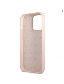 Guess Silicone Line Triangle Case for iPhone 13 Pro - Rosa GUHCP13LSLTGP