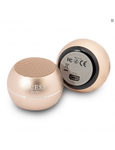 Guess Mini Bluetooth Speaker 3W 4H - Guld GUWSALGED