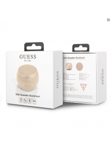 Guess Mini Bluetooth Speaker 3W 4H - Guld GUWSALGED