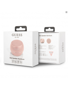 Guess Mini Bluetooth Speaker 3W 4H - Rosa GUWSALGEP