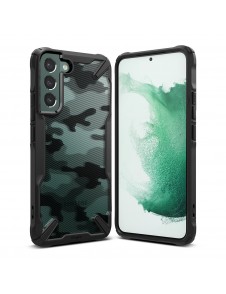 Ringke Fusion X tpu fodral med ram till Samsung Galaxy S22 - Como Svart