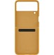 Samsung Leather Cover-fodral till Samsung Galaxy Z Flip 3 - Guld (EF-VF711LYE)