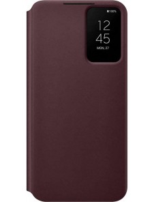 Samsung Clear View-fodral till Samsung Galaxy S22 Plus - Burgundy EF-ZS906CEE