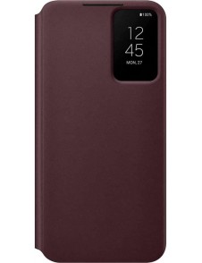 Samsung Clear View-fodral till Samsung Galaxy S22 Plus - Burgundy EF-ZS906CEE