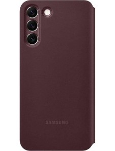 Samsung Clear View-fodral till Samsung Galaxy S22 Plus - Burgundy EF-ZS906CEE