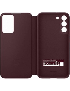 Samsung Clear View-fodral till Samsung Galaxy S22 Plus - Burgundy EF-ZS906CEE