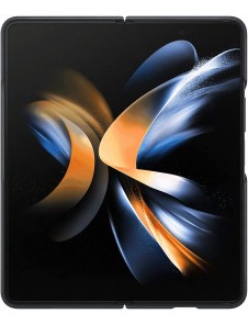 Samsung Leather Cover-fodral till Samsung Z Fold 4 - Svart (EF-VF936LBE)