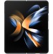 Samsung Leather Cover-fodral till Samsung Z Fold 4 - Svart (EF-VF936LBE)
