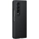 Samsung Leather Cover-fodral till Samsung Z Fold 4 - Svart (EF-VF936LBE)