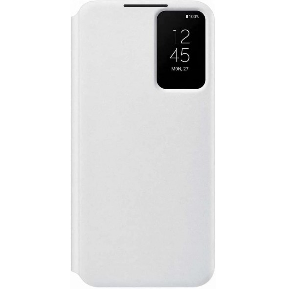 Samsung Clear View-fodral till Samsung Galaxy S22 Plus - Vit EF-ZS906CWE