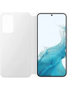 Samsung Clear View-fodral till Samsung Galaxy S22 Plus - Vit EF-ZS906CWE