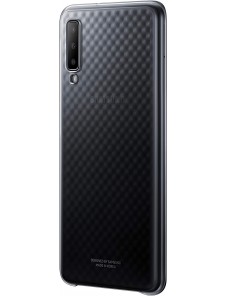 Samsung Gradation Cover Hård Gradient Väska till Samsung Galaxy A7 2018 A750 - Svart EF-AA750CBE