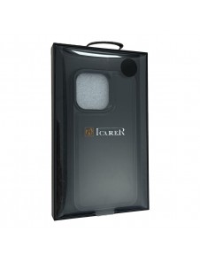 iCarer Oil Wax Läderfodral för iPhone 13 Mini läderfodral (MagSafe-kompatibelt) - Svart (ALI1211-BK)