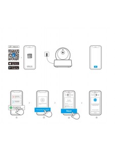 Sonoff GK-200MP2-B Wi-Fi Wireless IP Security Camera (340° pan x 120° tilt) Full HD 1080P