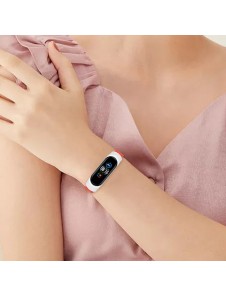 Strap Fabric Band For Xiaomi Mi Band 6/5/4/3 Braided Fabric Strap Bracelet - Svart