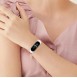 Strap Fabric Band For Xiaomi Mi Band 6/5/4/3 Braided Fabric Strap Bracelet - Svart