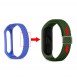 Strap Fabric Band For Xiaomi Mi Band 6/5/4/3 Braided Fabric Strap Bracelet - Svart