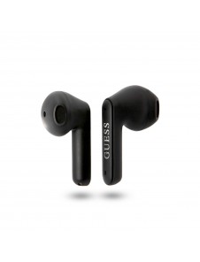 Guess True Wireless Triangle Logo BT5.2 4H Stereo Earphones Matt Black