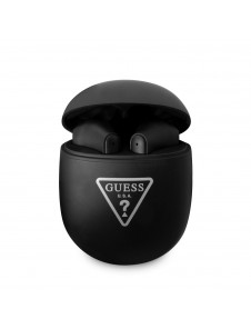 Guess True Wireless Triangle Logo BT5.2 4H Stereo Earphones Matt Black