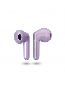 Guess True Wireless Triangle Logo BT5.2 4H Stereo Earphones Glossy Purple