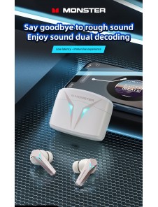 Monster XKT06 TWS Wireless Headset White