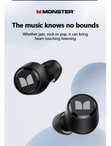 Monster XKT05 TWS Wireless Headset Black