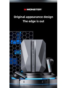 Monster XKT11 TWS Wireless Headset Grey