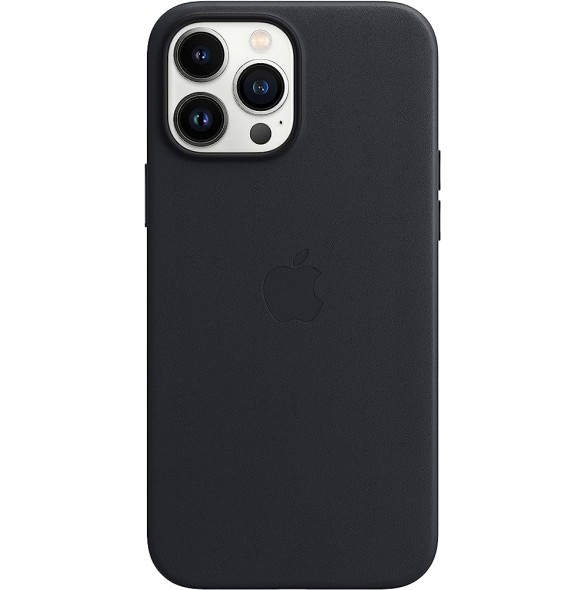 MM1R3ZM/A Apple Leather Magsafe Cover for iPhone 13 Pro Max Midnight