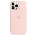 MM2R3ZM/A Apple Silicone Magsafe Cover for iPhone 13 Pro Max Chalk Pink