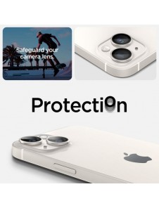 Spigen OPTIK.TR ”EZ FIT” CAMERA PROTECTOR 2-PACK IPHONE 14 / 14 PLUS STARLIGHT