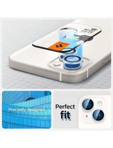 Spigen OPTIK.TR ”EZ FIT” CAMERA PROTECTOR 2-PACK IPHONE 14 / 14 PLUS STARLIGHT