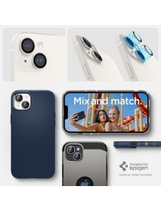 Spigen OPTIK.TR ”EZ FIT” CAMERA PROTECTOR 2-PACK IPHONE 14 / 14 PLUS STARLIGHT